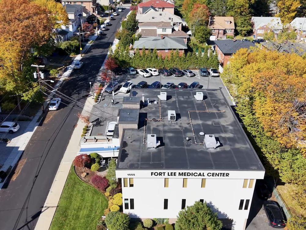 Aerial view of Fort Lee Medical Center