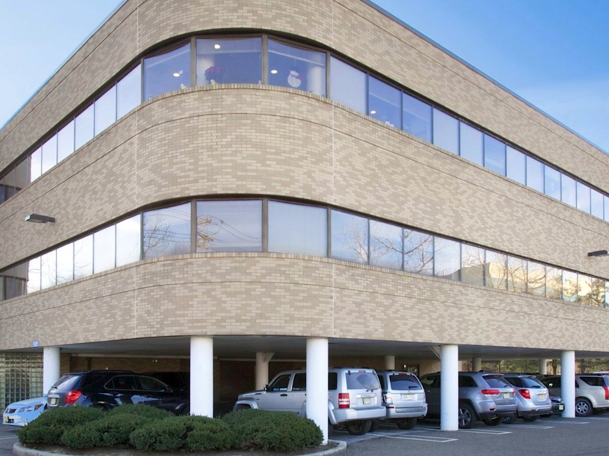 Paramus Medical Center, a three-story curved-facade medical office building at 30 West Century Road